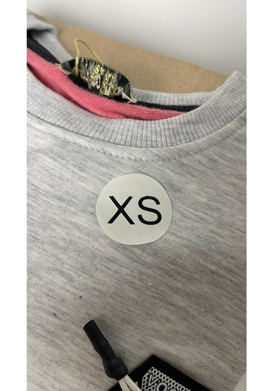 Xs Beden Etiketi Yuvarlak Yapışkanlı 3x3 Cm 150 Adet