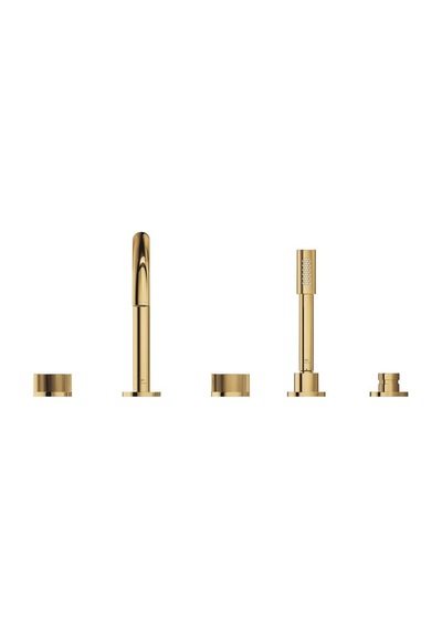 Grohe Atrio Private Collection 25226GL0 5 Delikli Küvet Bataryası Altın