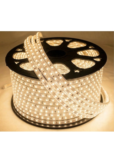 Eco Lounge 25 Metre Cata Ct 4496 Dış Mekan 120 Ledli Yapışkanlı 220v Şerit Led 3200k Gün Işığı Diğer