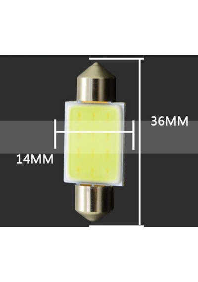 Her Araba Için Sofit Plaka Lambası 31Mm 36Mm 41Mm
