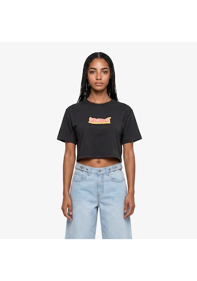 Vans Y2k Boho Relax Crop Kadın Siyah T-shirt Vn000xdyblk1 2800282