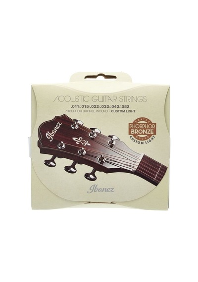 Ibanez IACSP62C Phosphor Bronze Custom Light Takım Tel Akustik Gi