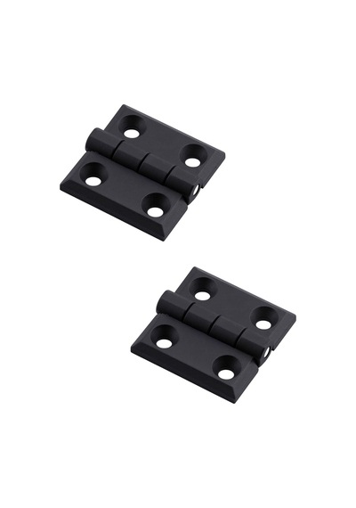 Plastik Yaprak Menteşe 50x50 Mm Kalınlık Dayanıklı 2 Adet Set Dolap Çekmece Kapak Ve Mobilya Menteşe Çok Renkli