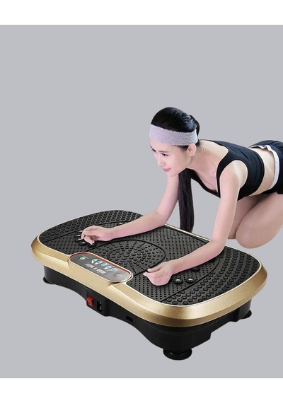 Vücut Şekillendirmeye Yardımcı Titreşimli Spor Platformu Turuncu