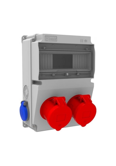 Bemis V10 5x32a Ön 2 Ad. Delikli 1x16a 2 Ad. Yan 210x300x122 Ip44 Kombinasyon