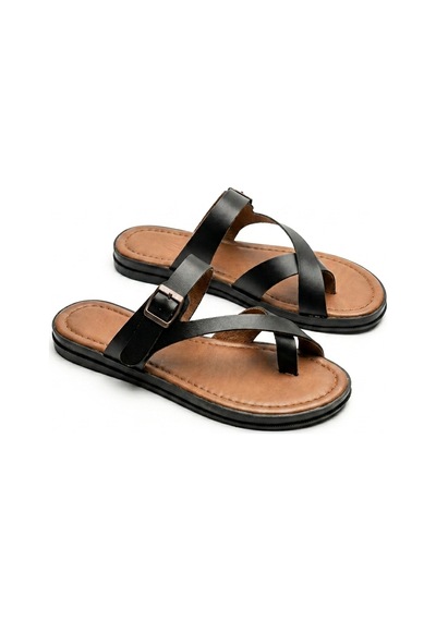 Giamgia Store Kadın Parmak Arası Düz Taban Günlük Siyah Sandalet Veyron10-2421 Giamgia Store Kadın Parmak Arası Düz Taban Günlük Siyah Sandalet Veyron10-2421