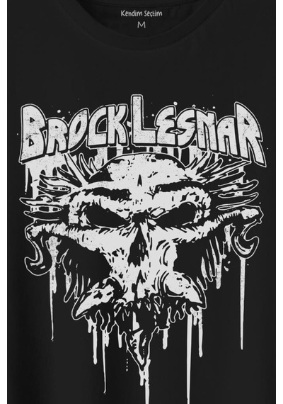 Brock Lesnar Logo Wwe Ufc Amerikan Güreşi Spor Baskılı Tişört Unisex T-shirt 001