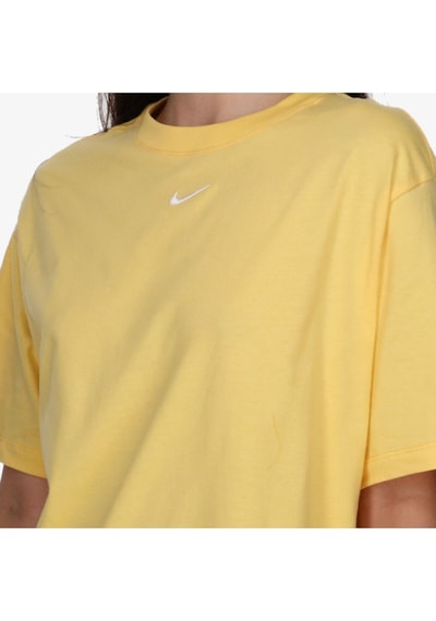 Sportswear Tee Kadın Tişört Bol Kesim Dn5697-795 Sarı