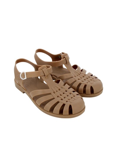 Meduse Sunmif Mat Crepe Kadın Sandalet-14524 Bej