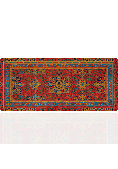 90x40 Cm Kilim Desenli Oyuncu Gaming Mouse Pad Kaymaz Kauçuk Taban Fare Altlığı Xxl Mousepad Anatolian Serisi 001