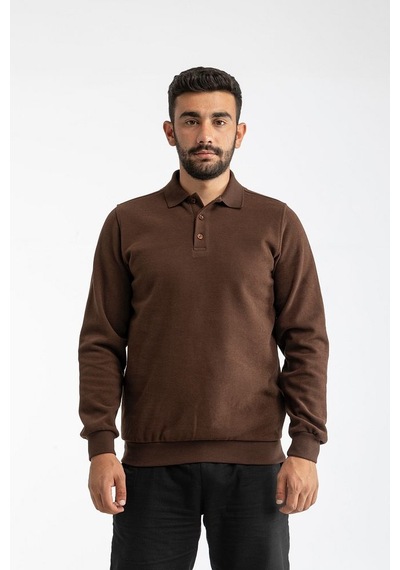 Qwerty Sweat Polo Yaka Clasıc Çok Renkli