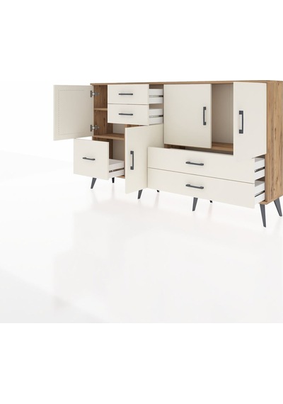 Arges Konsol 4 Raflı 5 Çekmeceli 4 Kapaklı 176x30x99 Çam-aytaşı Aytası - Atlas Çam Arges Konsol 4 Raflı 5 Çekmeceli 4 Kapaklı 176x30x99 Çam-aytaşı Aytası - Atlas Çam