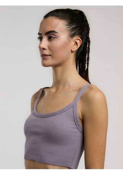 Everlast Ever Relaxed Rib Mürdüm Kadın Atlet Büstiyer Mürdüm