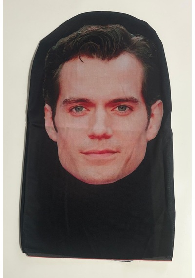 Superman Henry Cavill 3 Boyutlu Nefes Alabilen Ünlü Maskesi