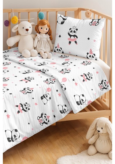 Evimde Bambaşka Panda Pembe Modern Kız Çocuk Pike Takımı-sevimli Siyah Yıldız Bebek Odası Yatak Örtüsü-160x220 CM Evimde Bambaşka Panda Pembe Modern Kız Çocuk Pike Takımı-sevimli Siyah Yıldız Bebek Odası Yatak Örtüsü-160x220 CM