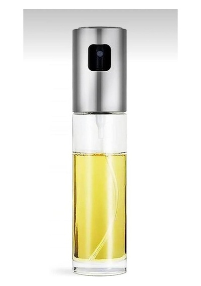 Yağ Sirke Püskürtücü Cam Sprey Şişe Yağdanlık Ve Limon Püskürtme Şişesi 100 Ml Gümüş