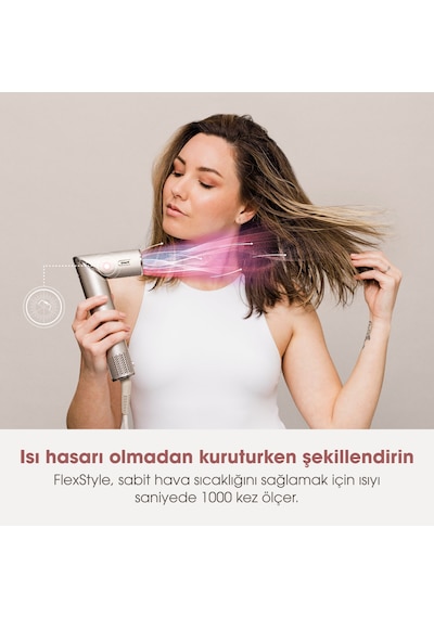 Shark FlexStyle 5-in-1 HD446SLEU Saç Kurutma & Şekillendirme Sistemi - Stone