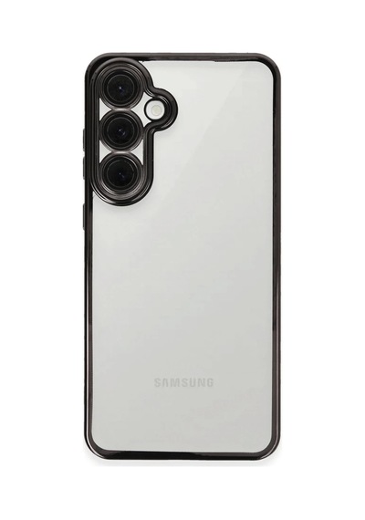 Samsung Galaxy S24 Fe Kılıf Razer Lensli Silikon - Siyah 0.2M-Çok Renkli