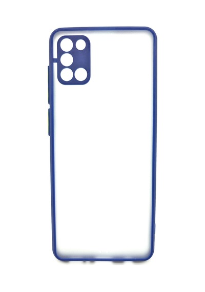 Nettech Samsung Galaxy A21s Uyumlu Kontrast Renkli Tuş Seri Arka Koruma Kılıf - Pembe Pembe