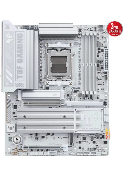 Asus Tuf Gamıng B850-pro Wıfı7 W Neo, 4xddr5, 3x M.2, Hdmı, Dp, Type-c, Wi-fi 7, Bluetooth V5.4, Am5 Soket Gamıng Anakart