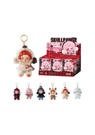 Pop Mart Skullpanda Winter Symphony Serisi Pelüş Figürler, Tam Set, Aksiyon & Koleksiyon Figürleri Karakter Figürü