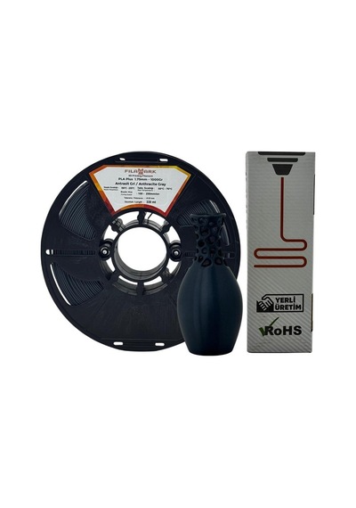 Filamark Pla Plus Filament Antrasit Gri 1.75mm 1kg-4477
