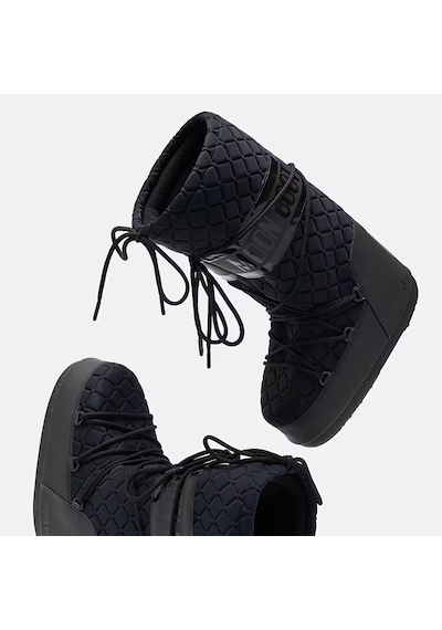 Kar Botu Kadın 80d1402930-n001 Moon Boot Icon Quilt Black Siyah