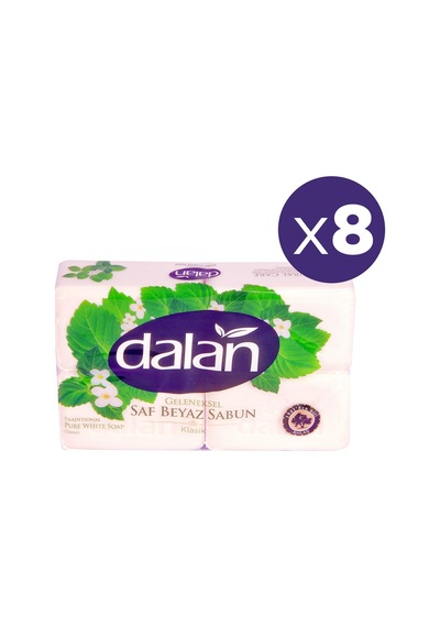 Dalan Saf Beyaz Klasik Kalıp Sabun 4 x 250 G 8'li