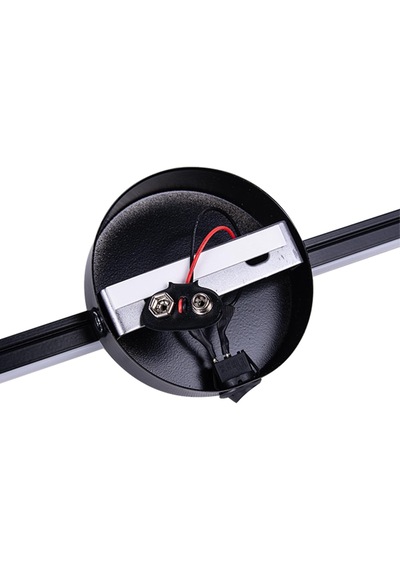 Teknozeel Modern Dekoratif Led Günışığı Duvar Ayna Resim Aplik Aydınlatma 38cm Eskitme Pil Dahildir Siyah