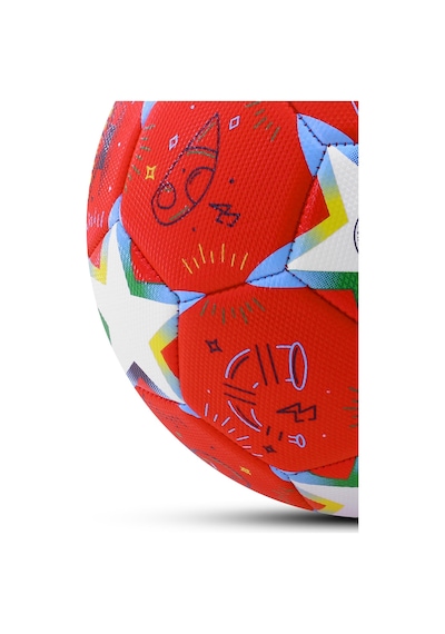 Telvesse Futbol Topu Stars Pompalı Set Dayanıklı Sert Zemin Halı Saha Futbol Topu No:5 046 Karışık Renkli