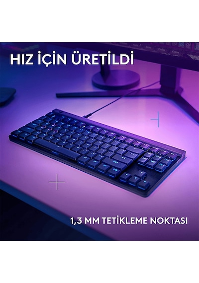 Logitech G515 TKL Türkçe Tuş Dizimi Tactile Kablolu Oyuncu Klavyesi Logitech G515 TKL Türkçe Tuş Dizimi Tactile Kablolu Oyuncu Klavyesi