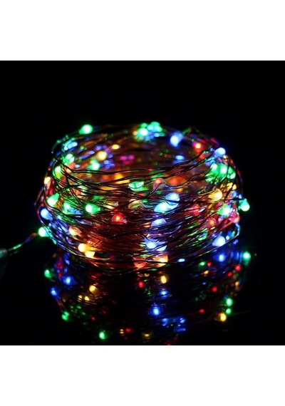 Pilli Peri Led Işık 3m Karışık Renkler Rgb Yılbaşı Ağacı Işığı Pilli Yılbaşı Ağaç Işığı