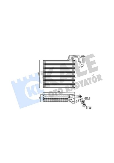 Honda Civic 7 Klima Radyatoru 1.4 2001-2001 Kale 350020