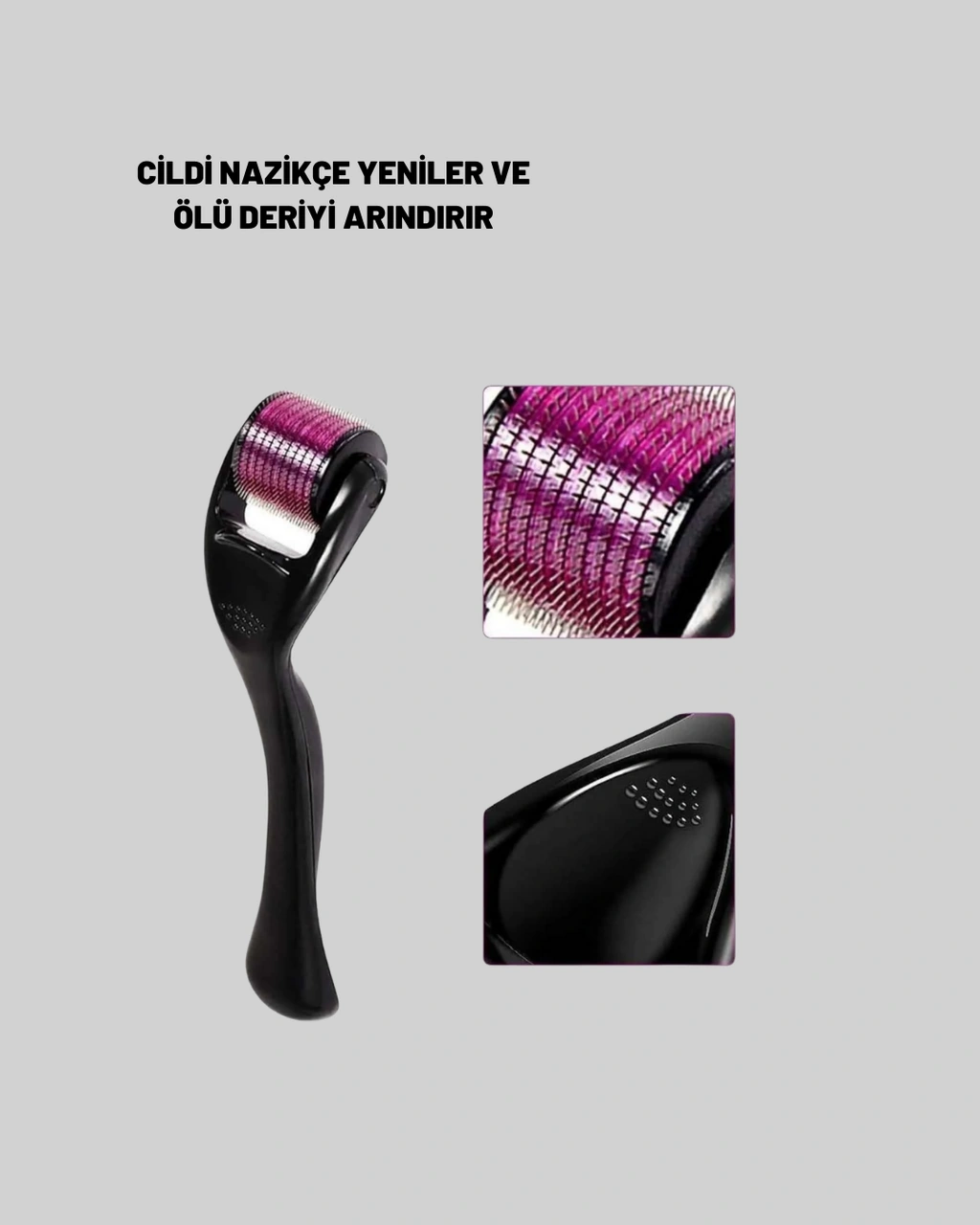 Titanyum İğneli Derma Roller Evde Cilt Bakımı İçin Uygun