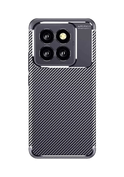 Xiaomi Mi 14t Pro Kılıf Auto Focus Karbon Kapak - Lacivert -