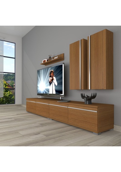 Decoraktiv Eko 5200t Mdf Tv Ünitesi Tv Sehpası - Naturel Ceviz