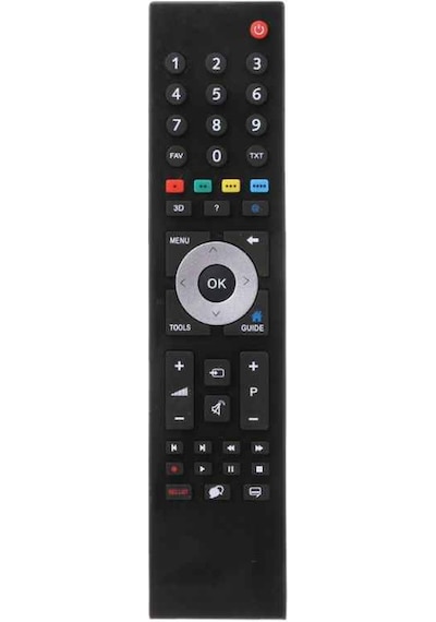 Beko Uyumlu Led Tv Kumandası 3D Metalik Göbekli