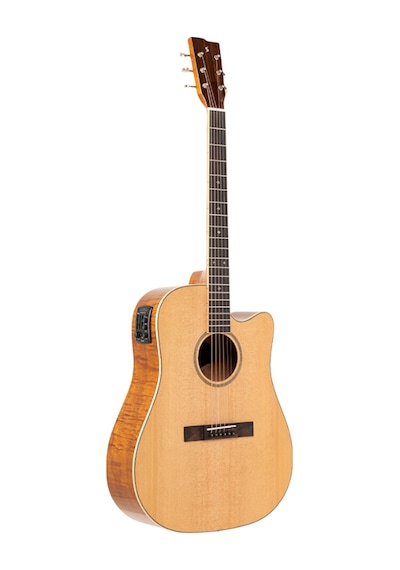 Stagg Sa45 Dce-fm Elektro Akustik Gitar Natural