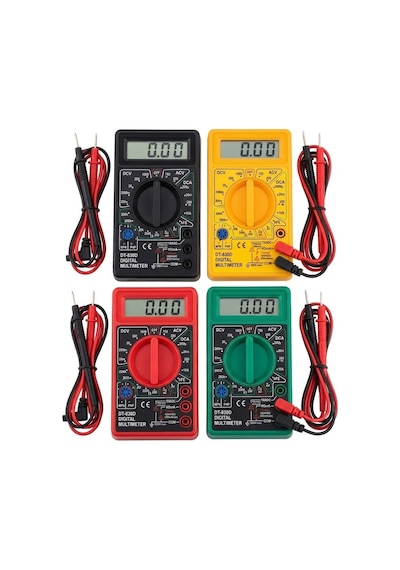 Tr Dijital Multimetre Akım, Voltaj, Direnç Ölçer Elektrik Ölçü Aleti, Taşınabilir Dc/ac Ölçüm Cihazı, G
