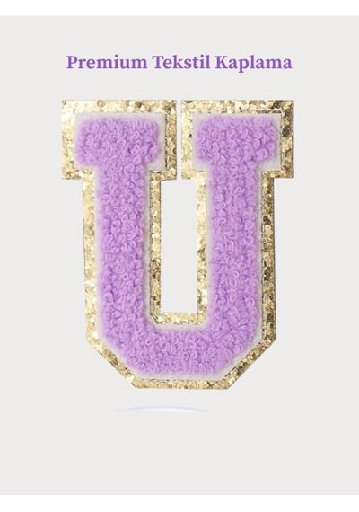 Quencher Uyumlu Premium Harf Sticker/aksesuar Tekstil Kaplama Kişiselleştirilmiş Tasarım U