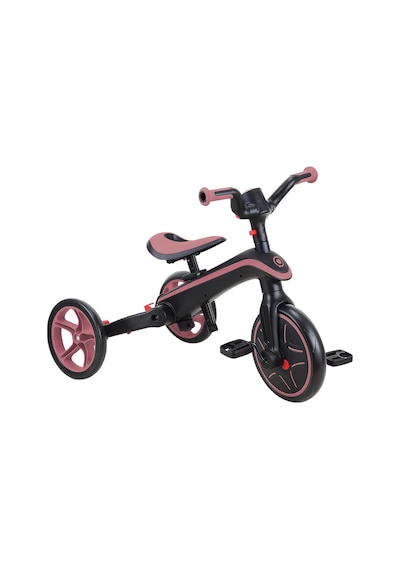 Globber Explorer 4in1 Katlanabilir Bisiklet Koyu Pastel Pembe Koyu Çok Renkli Pembe