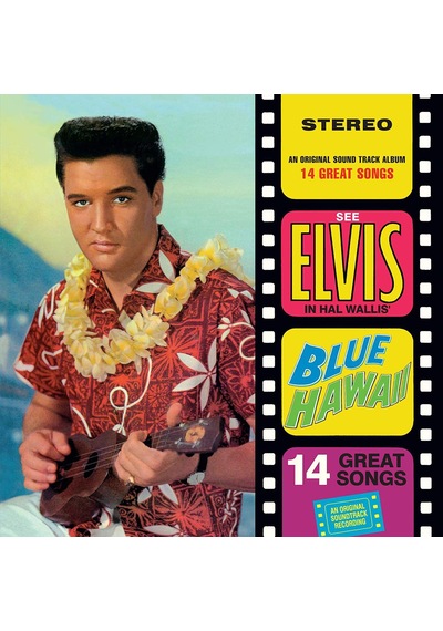 Elvis Presley - Blue Hawaii +1 Bonus Track - Limited Edition In Transparent Blue Vinyl. - Plak