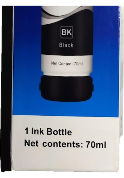 Melsan For Epson Ecotank L1250 Uyumlu Siyah  Uyumlu Mürekkep 3x70 Ml Toplam 210 Ml