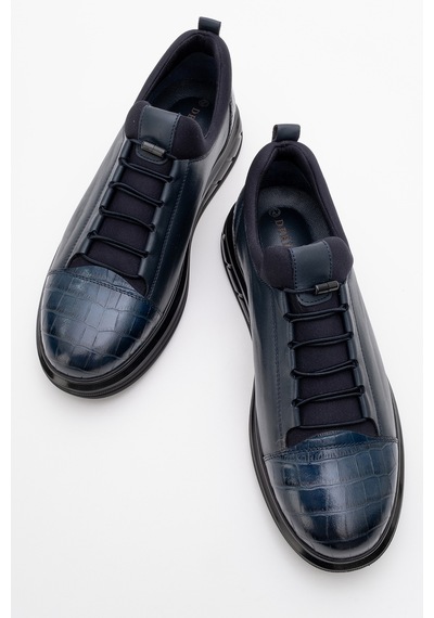 Dericlub Erkek Comfort Casual Ayakkabı Gerçek Deri Cr 2045 Lacivert