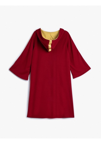 Koton Harry Potter Lisanslı Kostüm Kısa Kollu Kapşonlu Bordo 4wkb20010tk 4WKB20010TK464 Bordo