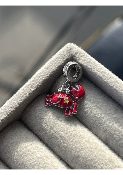 Yengeç Burcu Figür Charm Asafaccessory Kırmızı
