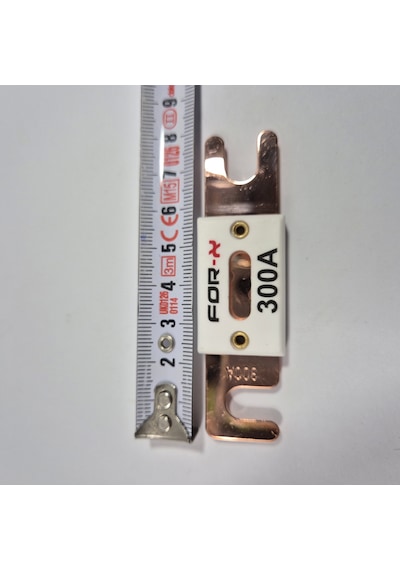 For-x Anl Bakır Amfi Sigortası İçi Büyük Boy 300 Amper Seramik Anl Bakır Sigorta Bakır Anfi Sigo