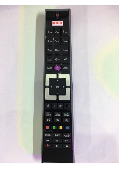 Vestel Uyumlu Netflix Tuşlu Silver