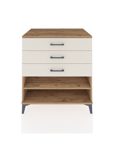 Kronos Şifonyer Tek Raflı 3 Çekmeceli 88x59x96 Çam-aytaşı Atlas Çam
