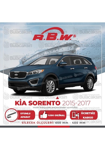 Kia Sorento Muz Silecek Takımı (2015-2017) RBW